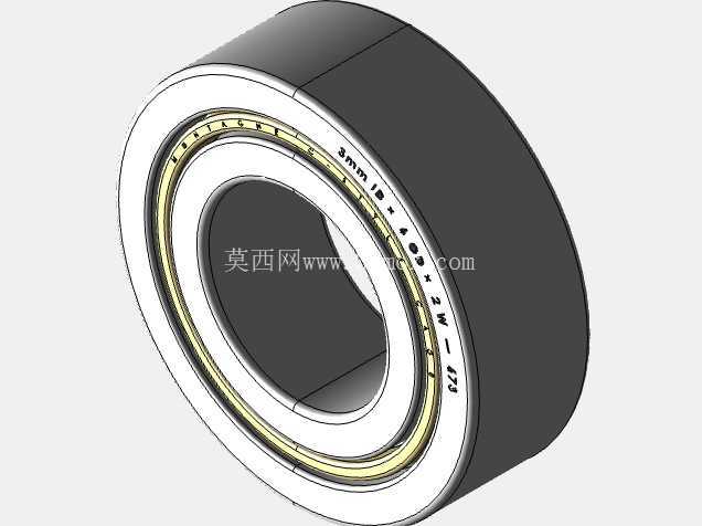 完整的公制 600 微型系列,开放式轴承库 — SolidWorks 和 Step 模型