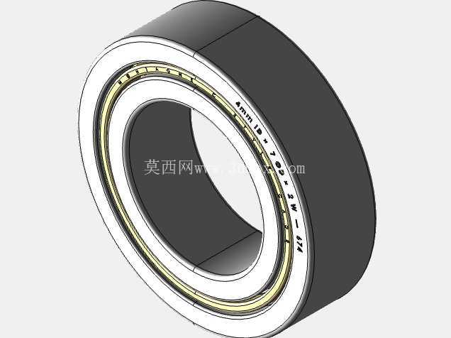 完整的公制 600 微型系列,开放式轴承库 — SolidWorks 和 Step 模型