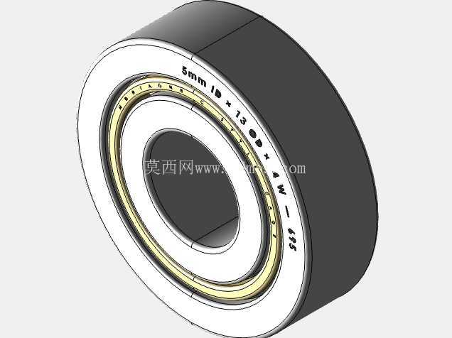 完整的公制 600 微型系列,开放式轴承库 — SolidWorks 和 Step 模型