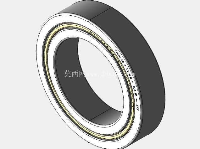 完整的公制 600 微型系列,开放式轴承库 — SolidWorks 和 Step 模型