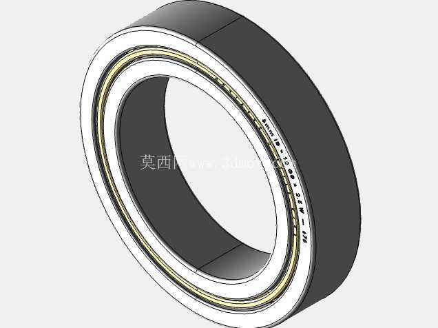 完整的公制 600 微型系列,开放式轴承库 — SolidWorks 和 Step 模型