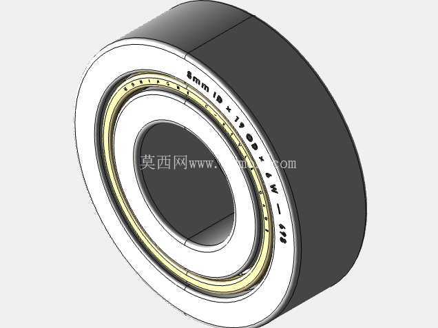 完整的公制 600 微型系列,开放式轴承库 — SolidWorks 和 Step 模型