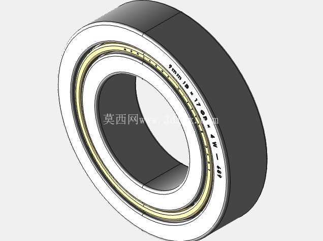 完整的公制 600 微型系列,开放式轴承库 — SolidWorks 和 Step 模型