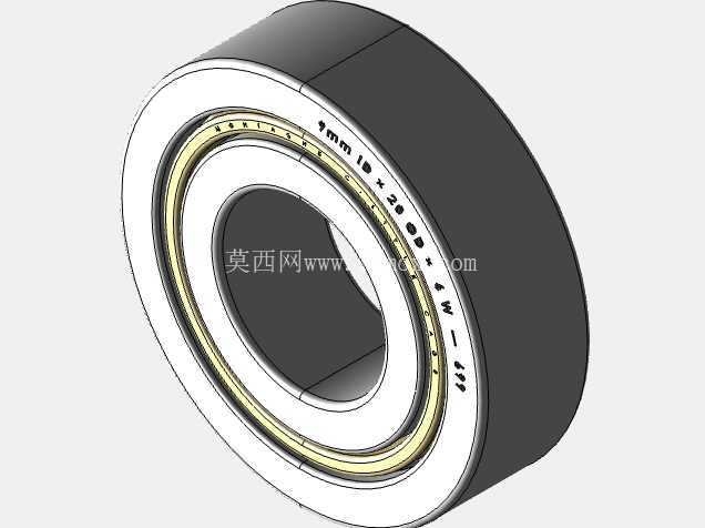 完整的公制 600 微型系列,开放式轴承库 — SolidWorks 和 Step 模型