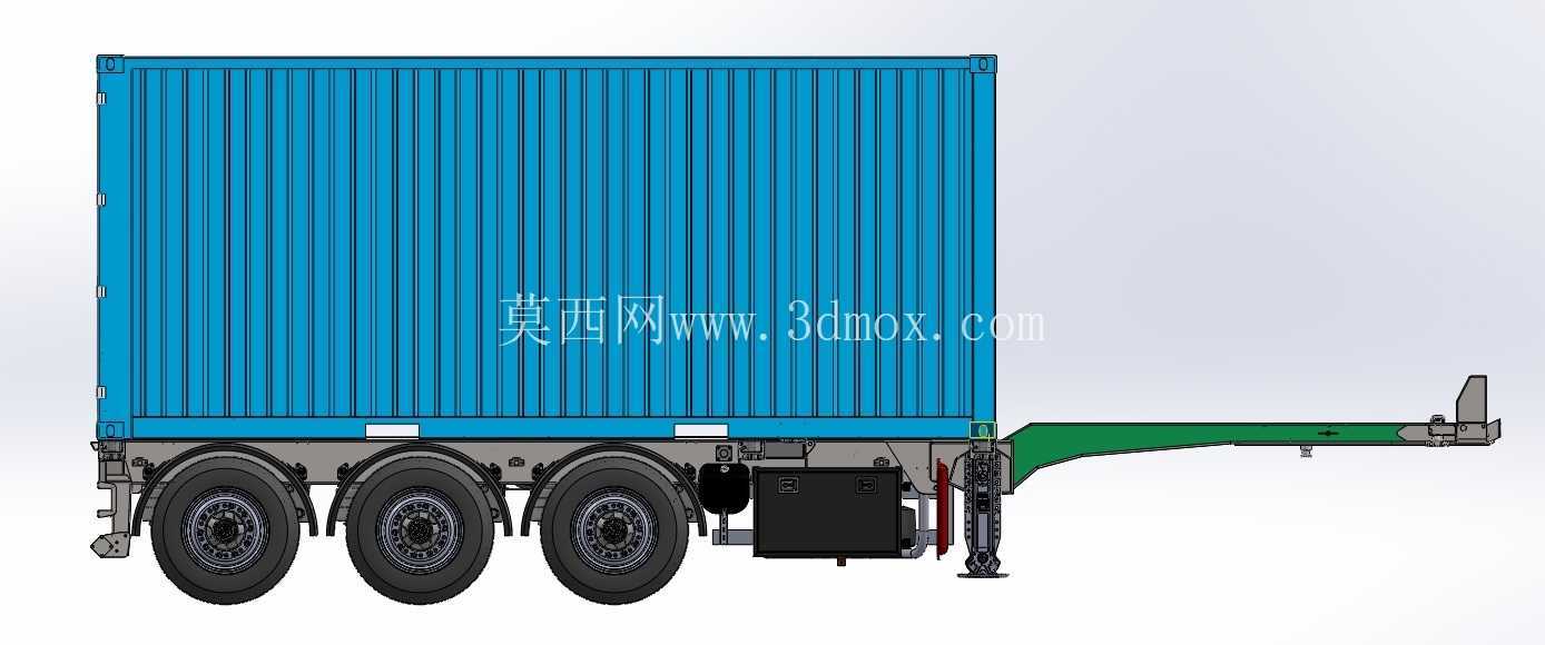 1pcs 20ft-1pcs-30ft-2 pcs 20ft- 1pcs 40ft - 1pcs 45ft集装箱运输半挂车