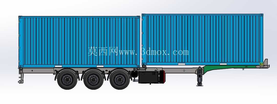 1pcs 20ft-1pcs-30ft-2 pcs 20ft- 1pcs 40ft - 1pcs 45ft集装箱运输半挂车