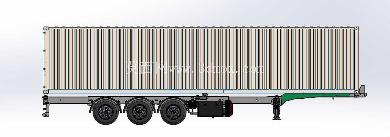 1pcs 20ft-1pcs-30ft-2 pcs 20ft- 1pcs 40ft - 1pcs 45ft集装箱运输半挂车