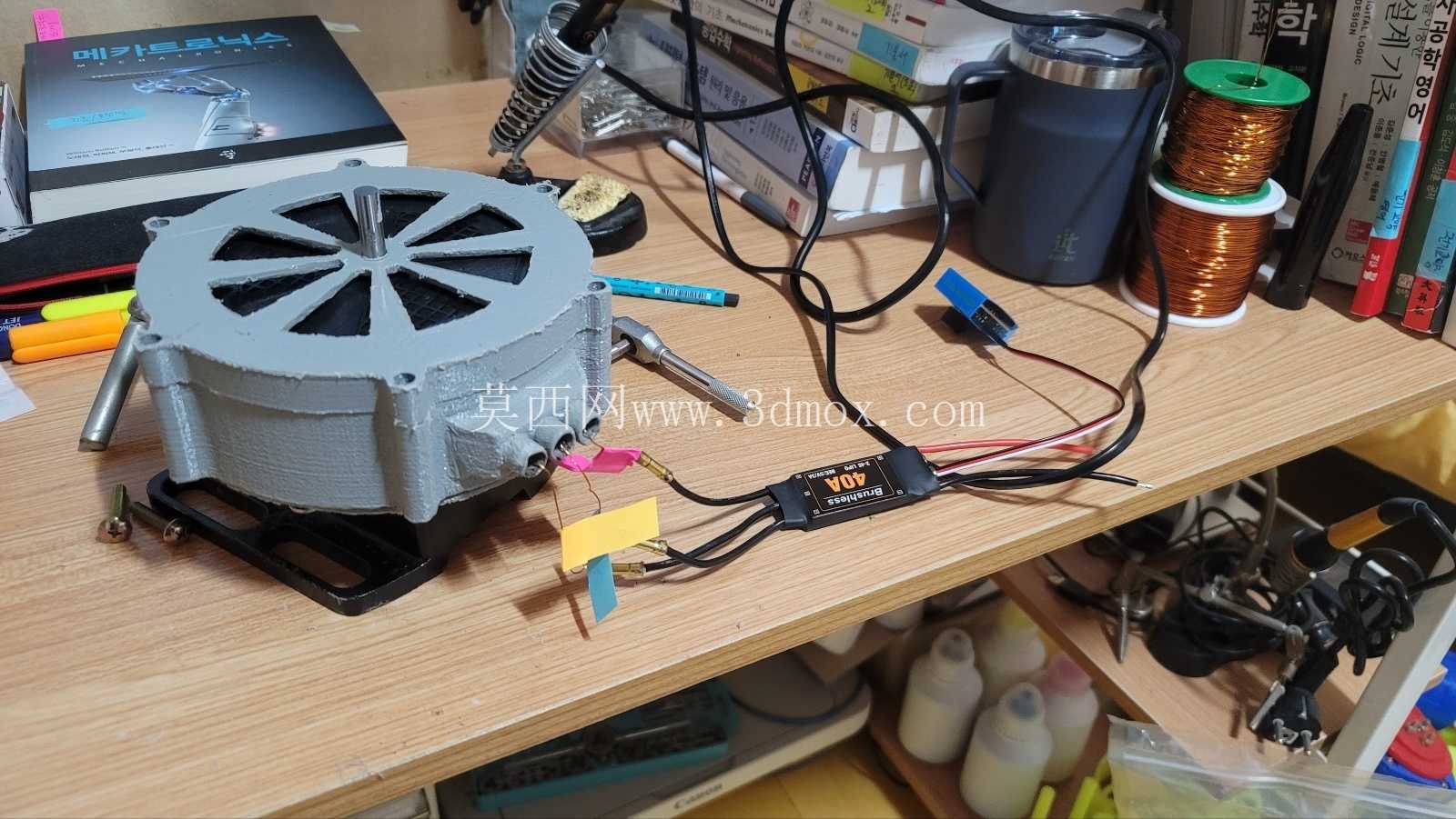 DIY轴向磁通电机