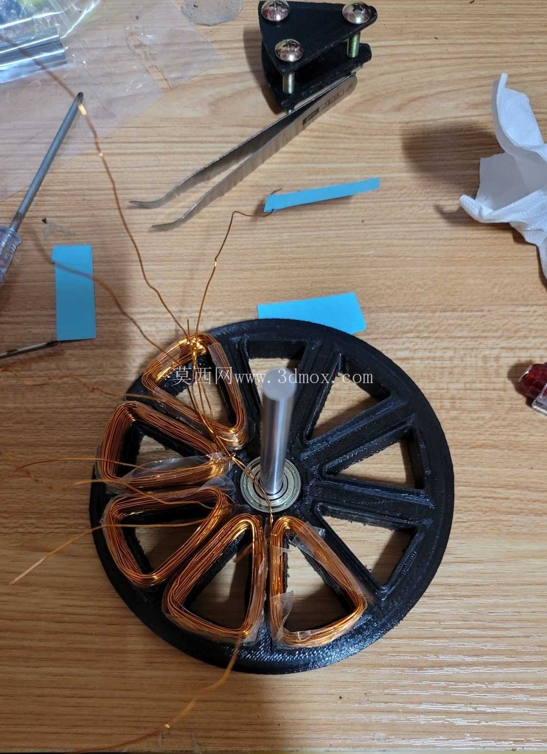 DIY轴向磁通电机