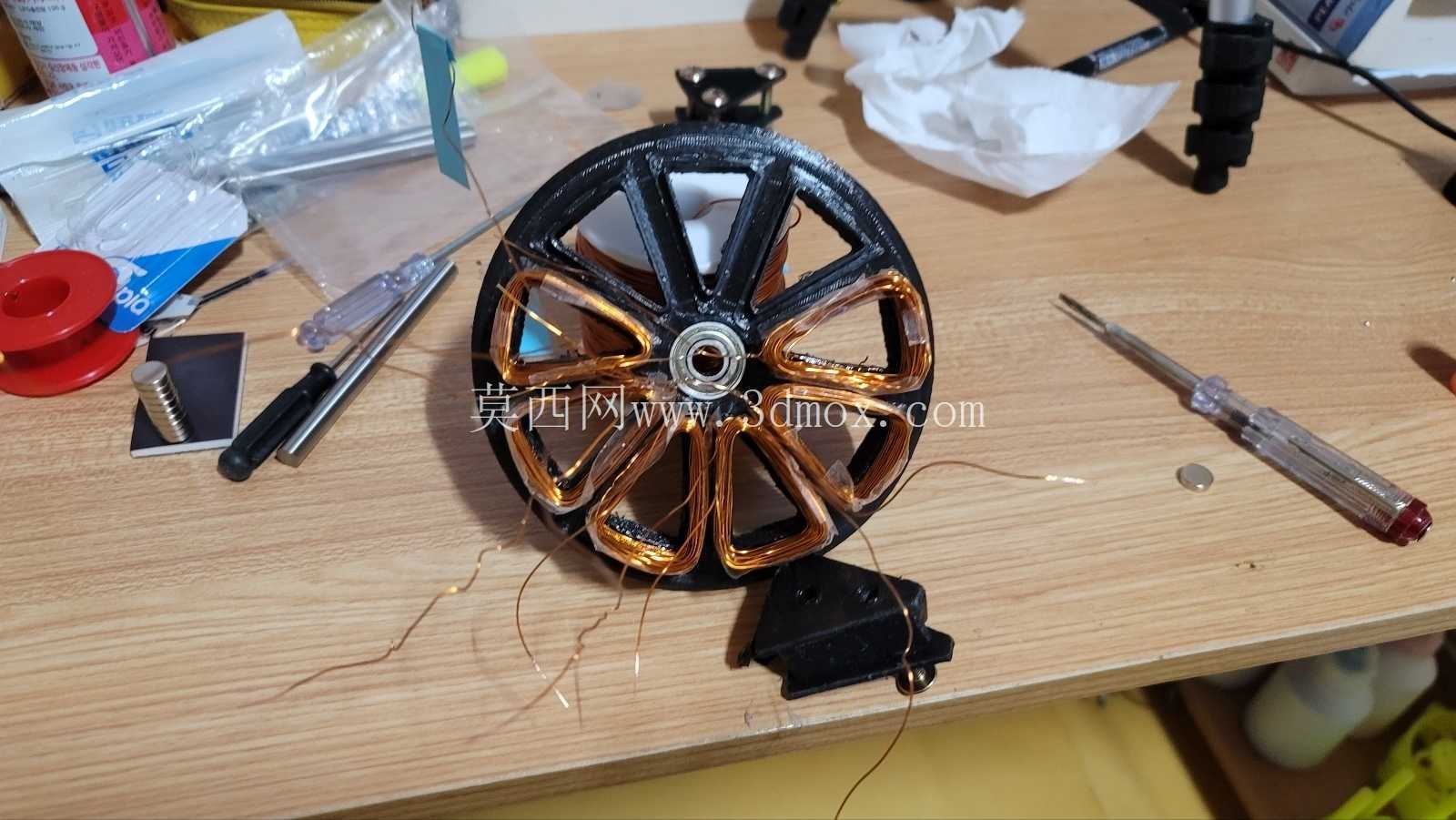 DIY轴向磁通电机