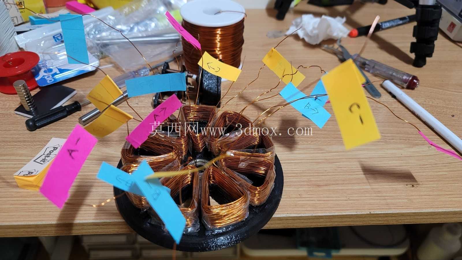DIY轴向磁通电机