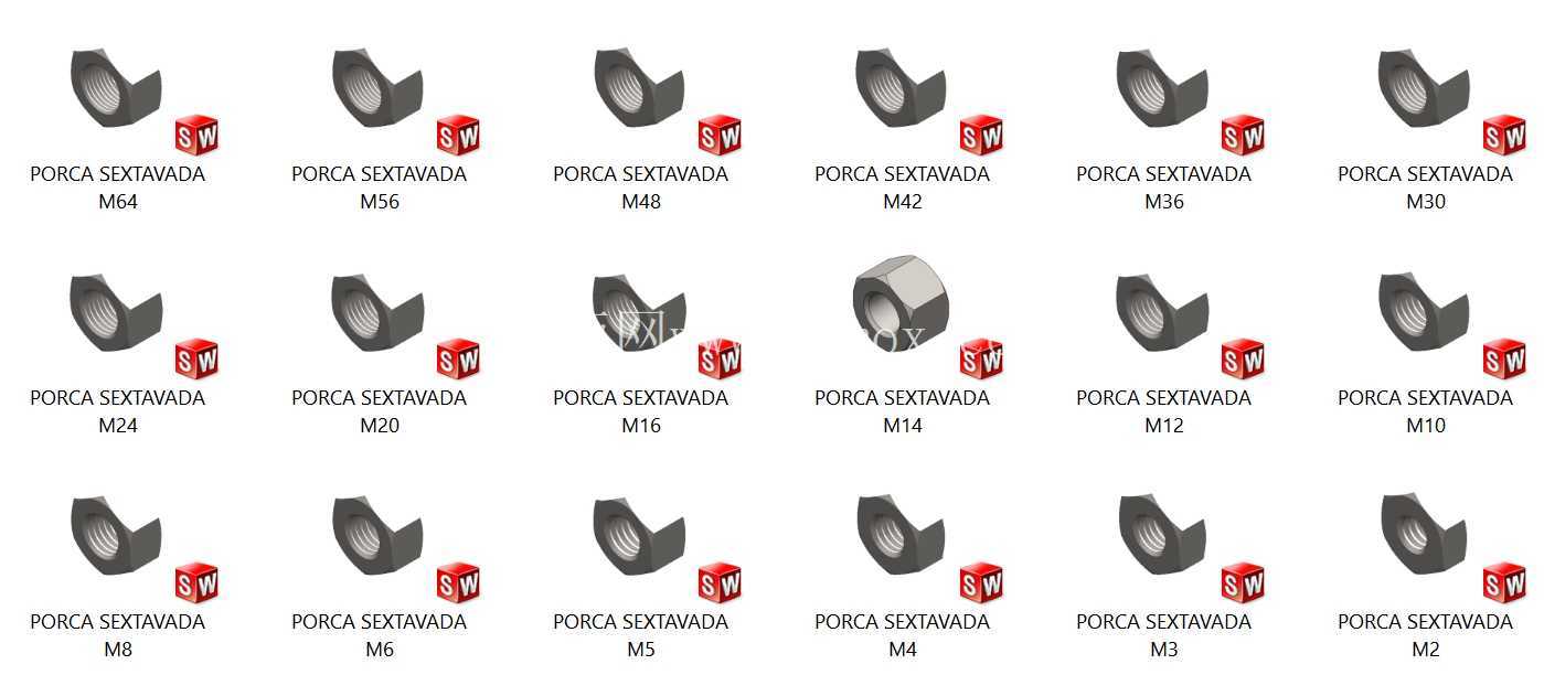 PORCAS SEXTAVADAS DIN 934(六角螺母 DIN 934)