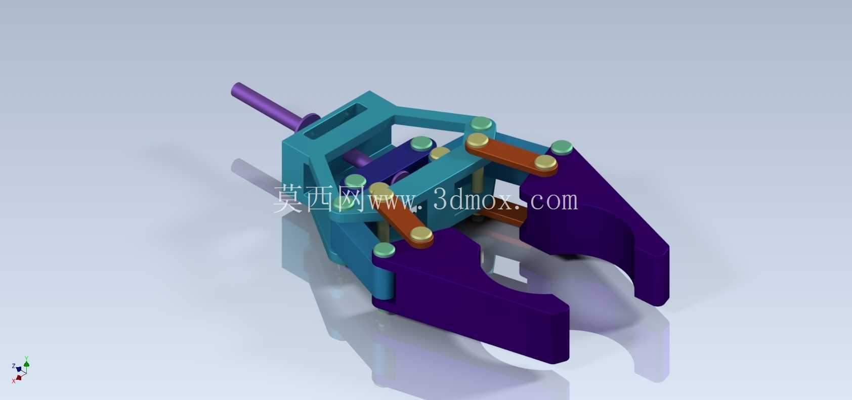 3D CAD 基本练习/机械夹具/Pinza Mecánica/Autodesk Inventor Pro