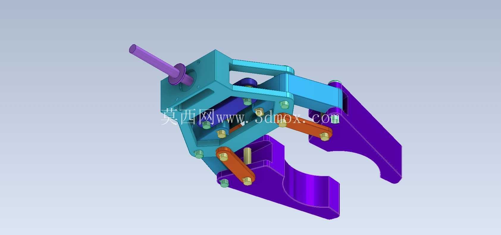 3D CAD 基本练习/机械夹具/Pinza Mecánica/Autodesk Inventor Pro