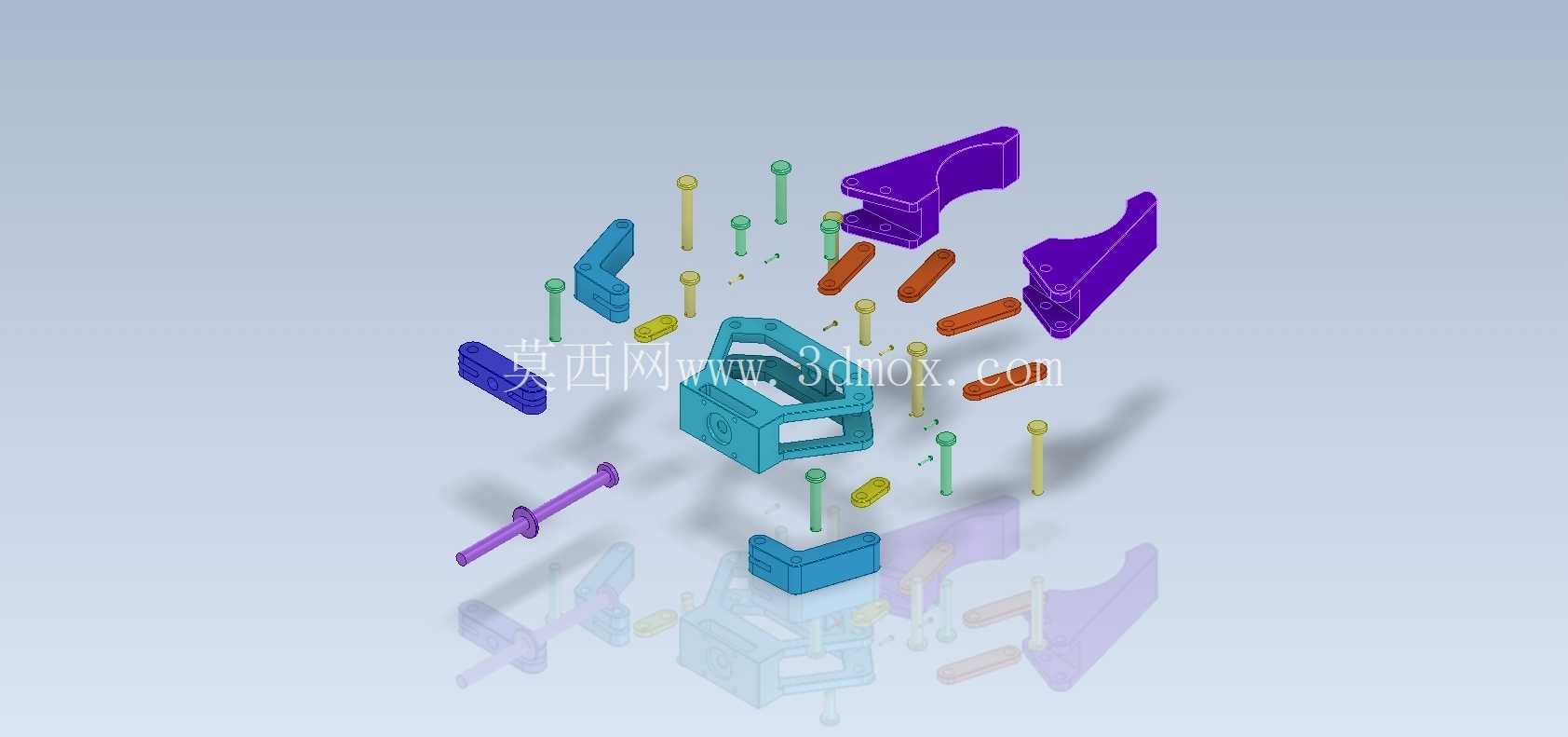 3D CAD 基本练习/机械夹具/Pinza Mecánica/Autodesk Inventor Pro