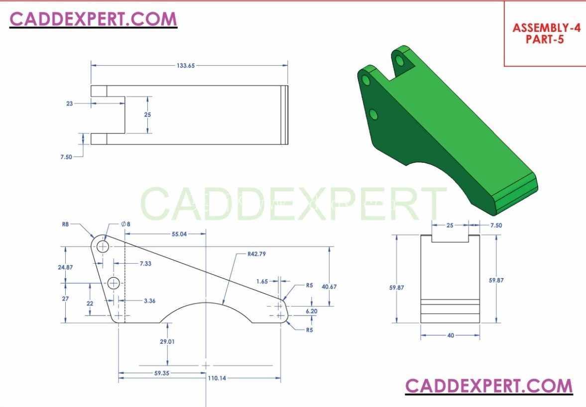3D CAD 基本练习/机械夹具/Pinza Mecánica/Autodesk Inventor Pro