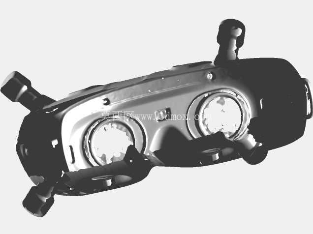 Caddx Walksnail Avatar Goggles X - 参考模型