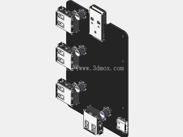 适用于 Raspberry Pi 4B 的 UUGEAR Mega4 4 端口 USB 3.1 PPPS 集线器