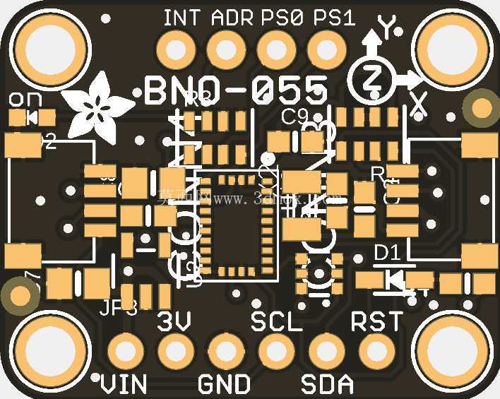 Adafruit BNO055 9 自由度 IMU STEMMA QT