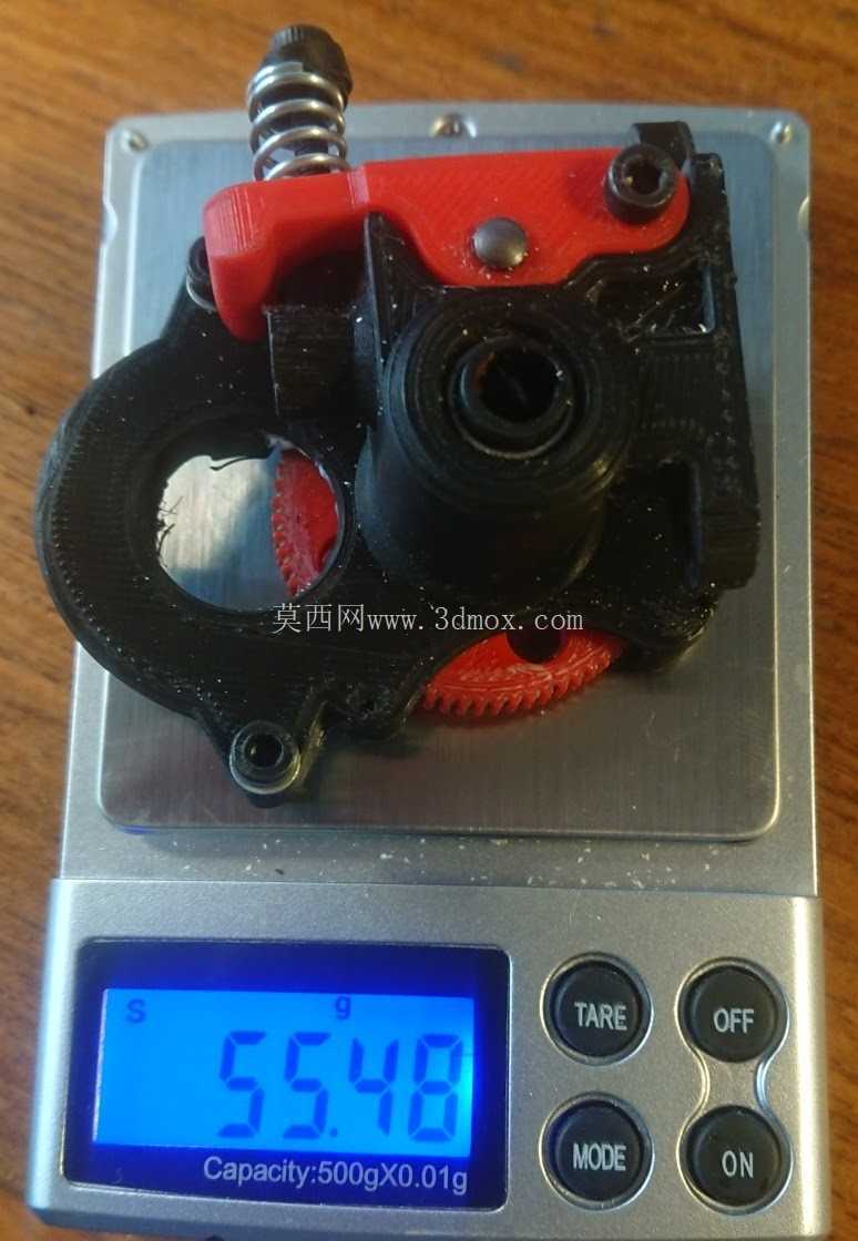 Orbiter V1.5 挤出机单齿轮版本。