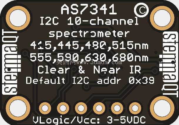 Adafruit AS7341 ͨ����/��ɫ������ STEMMA QT