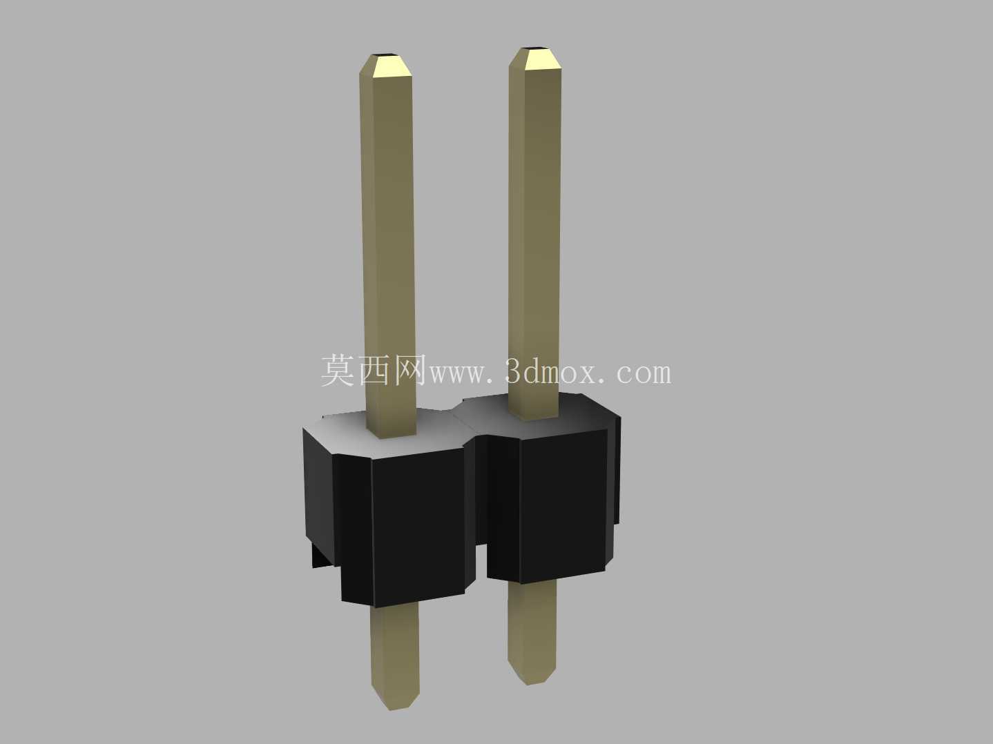 参数化 2.54mm 排针 (Fusion360)