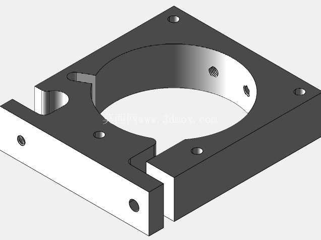 适用于 DeWalt DWP611 路由器的 CNC 安装座