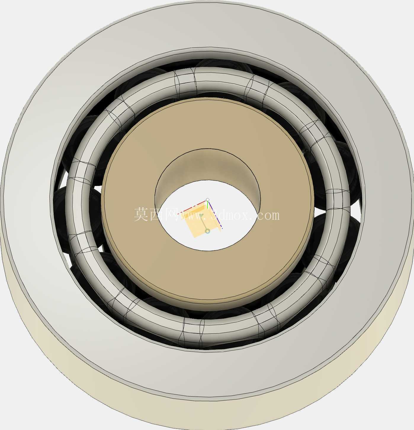 Fusion 360 格式的参数化球轴承