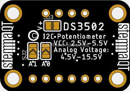 Adafruit DS3502 10K 电位器 STEMMA QT