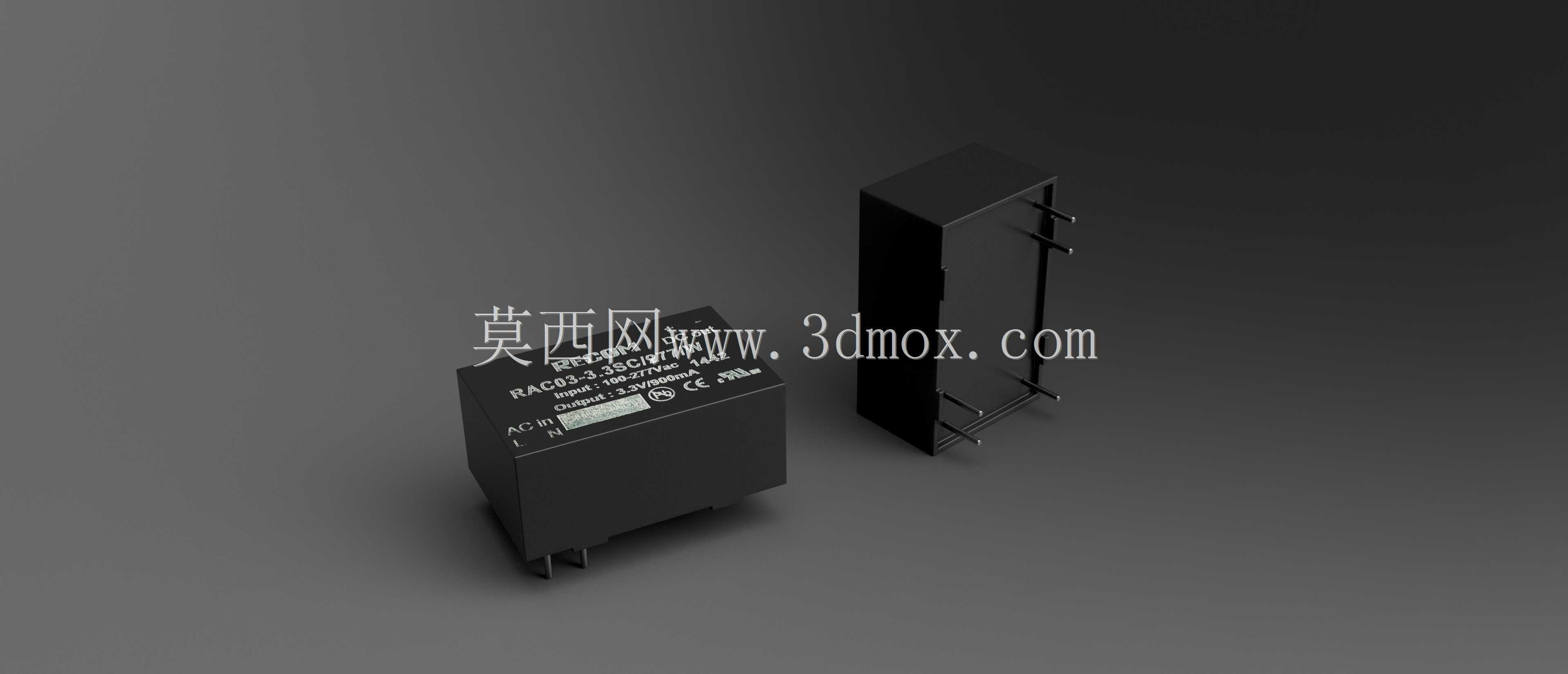 RECOM AC-DC RAC03-3.3SC/277/W