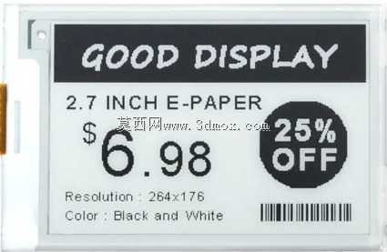 2.7Ӣ�����ֽ264x176 GDEY027T91