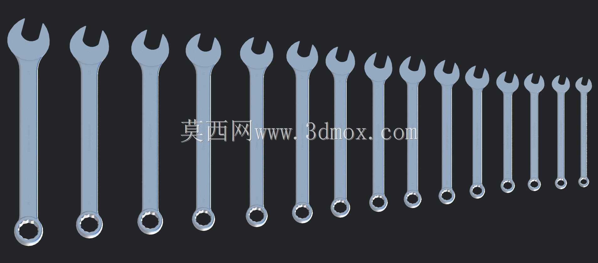 ISO 7738 组合扳手(A8 - A24 套装)