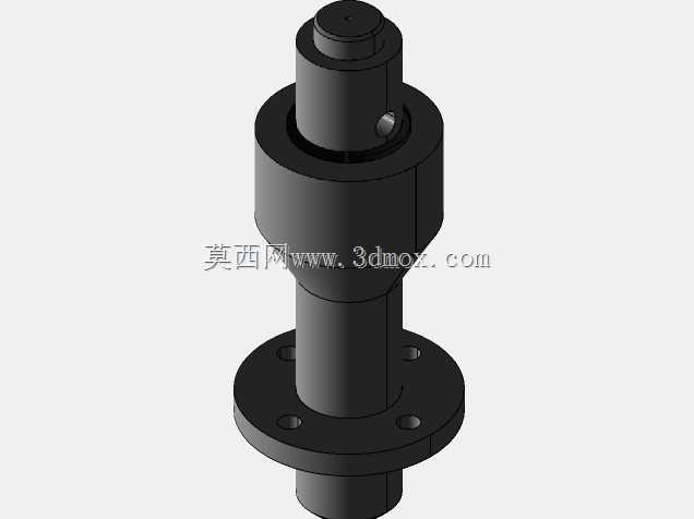 布什压力机心轴的 3D 建模