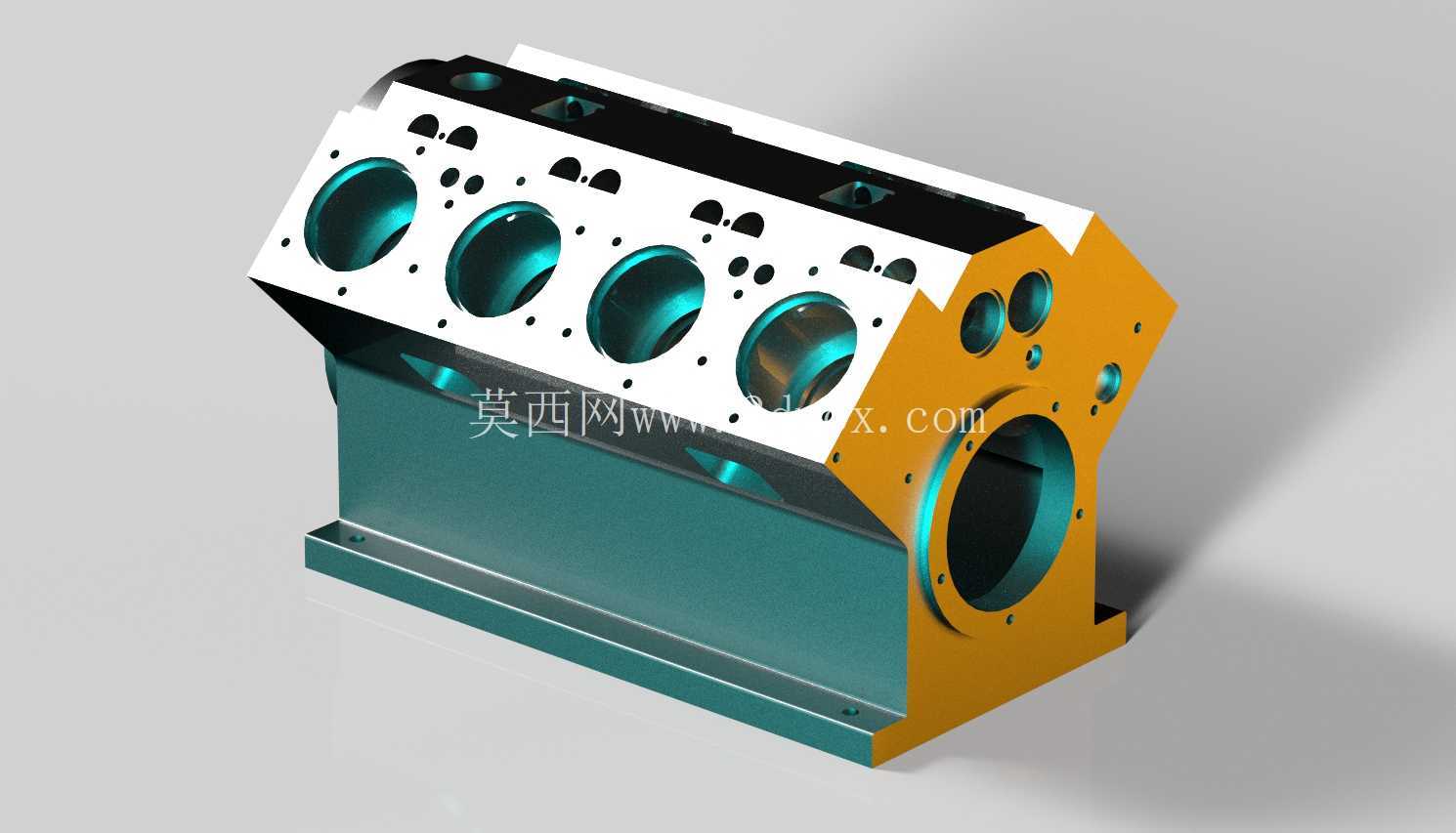 V8 发动机缸体