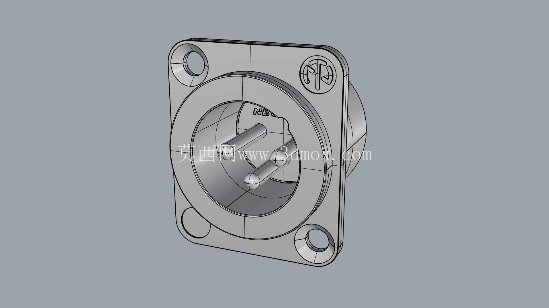 XLR - 公插孔