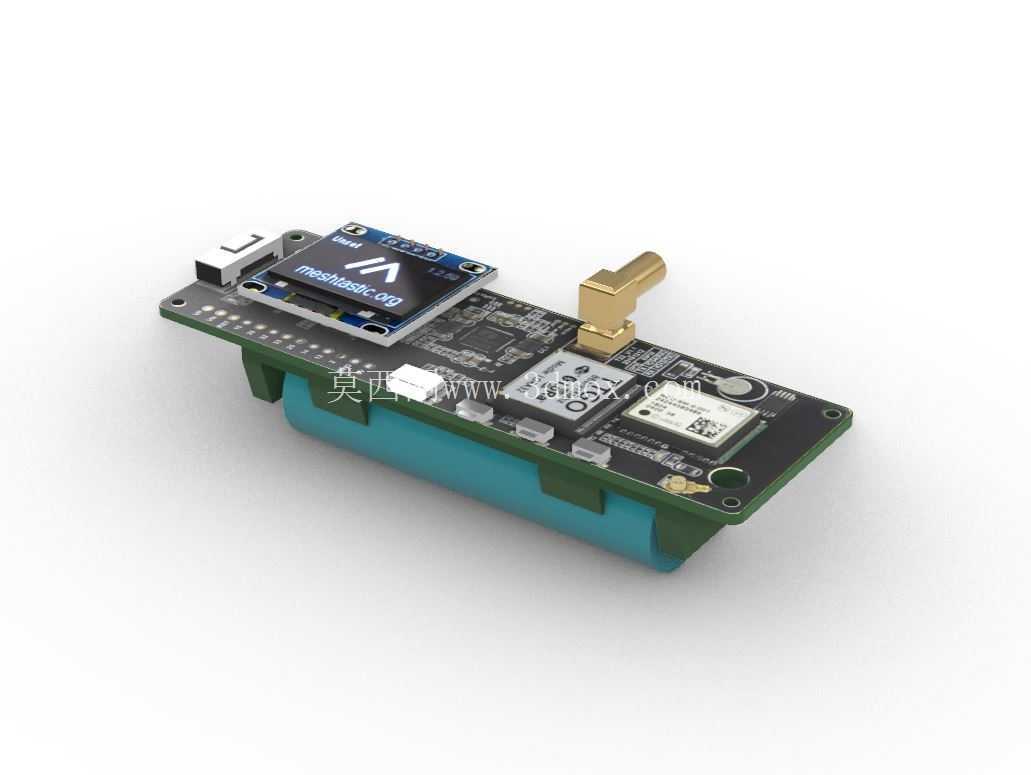 TTGO LilyGo T-beam v1.2 ʵ�ʳߴ�