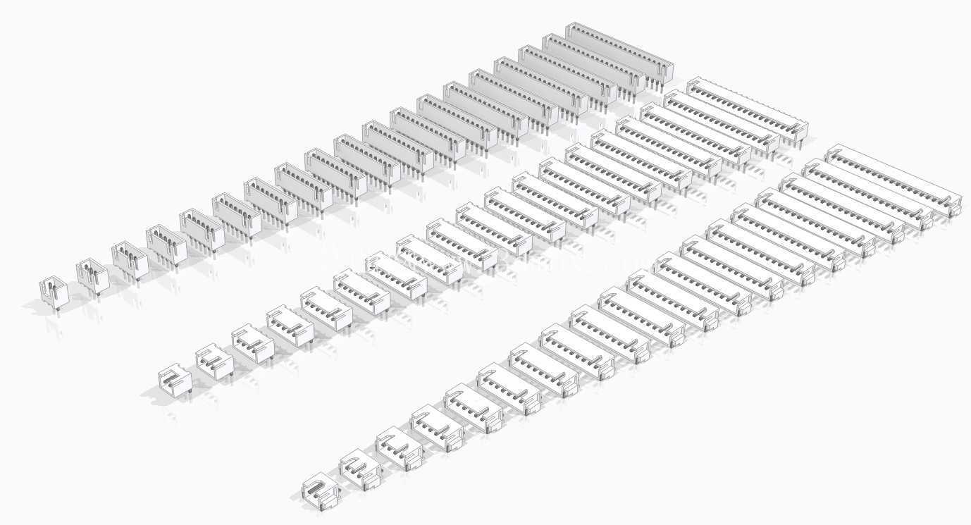 JST - XH - 2.54mm��ͨ�ã�- �������׼�