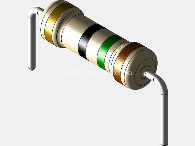 电阻器 0.5W - 间距 12.7mm (500mil)