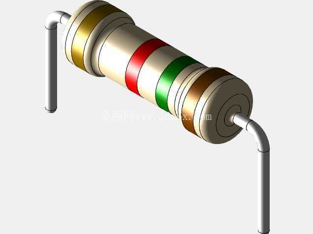 电阻器 0.5W - 间距 12.7mm (500mil)
