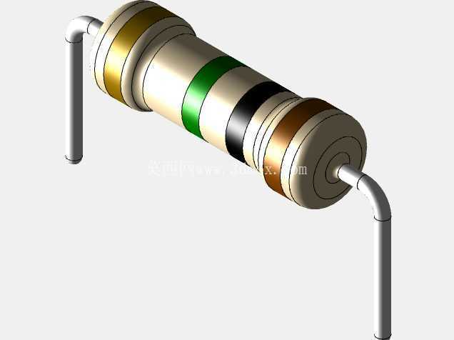 电阻器 0.5W - 间距 12.7mm (500mil)