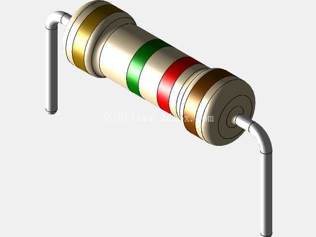 电阻器 0.5W - 间距 12.7mm (500mil)