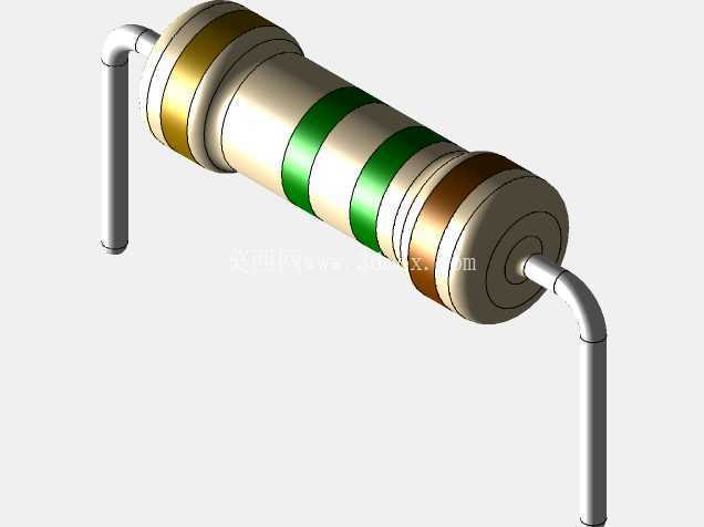 电阻器 0.5W - 间距 12.7mm (500mil)