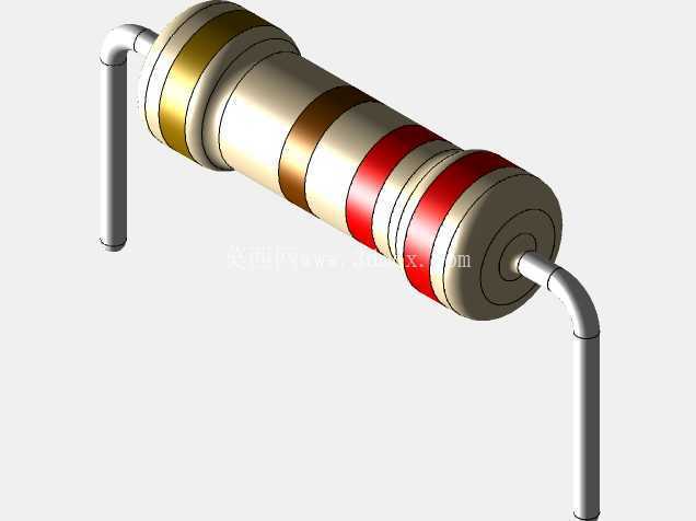 电阻器 0.5W - 间距 12.7mm (500mil)
