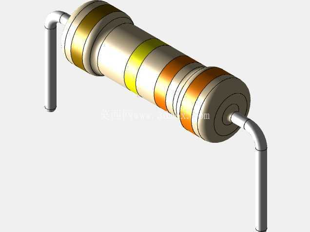 电阻器 0.5W - 间距 12.7mm (500mil)