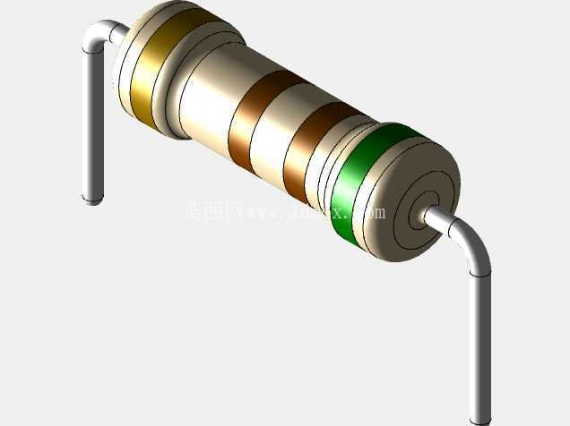 电阻器 0.5W - 间距 12.7mm (500mil)