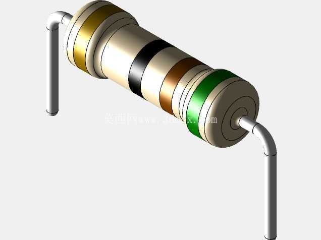 电阻器 0.5W - 间距 12.7mm (500mil)