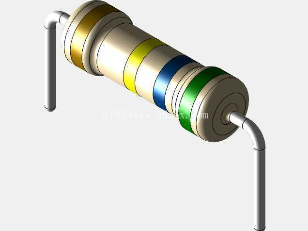 电阻器 0.5W - 间距 12.7mm (500mil)
