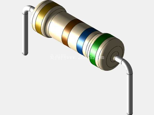 电阻器 0.5W - 间距 12.7mm (500mil)