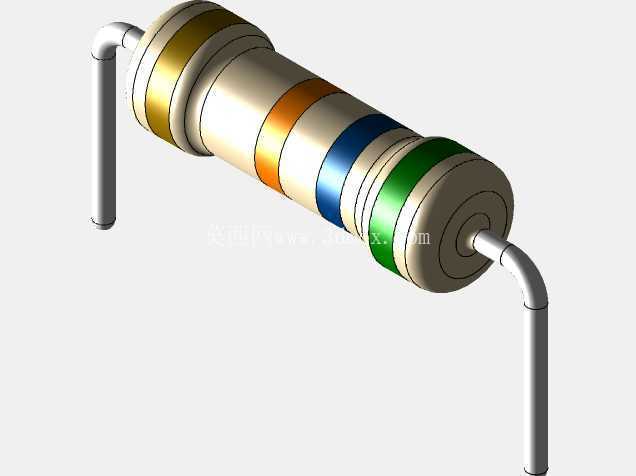 电阻器 0.5W - 间距 12.7mm (500mil)