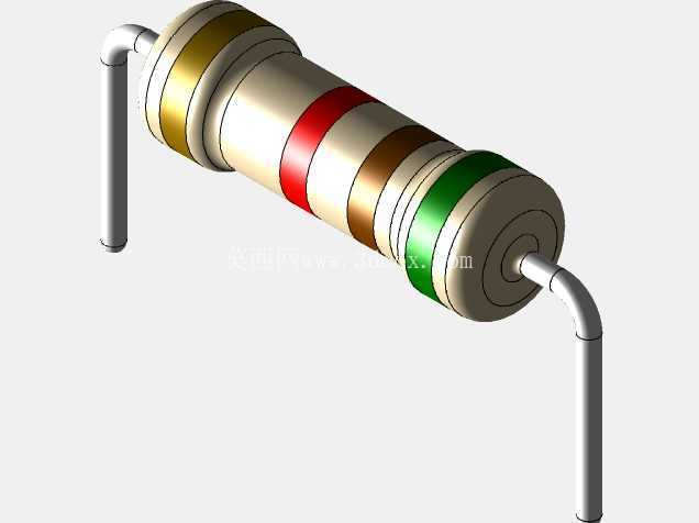 电阻器 0.5W - 间距 12.7mm (500mil)